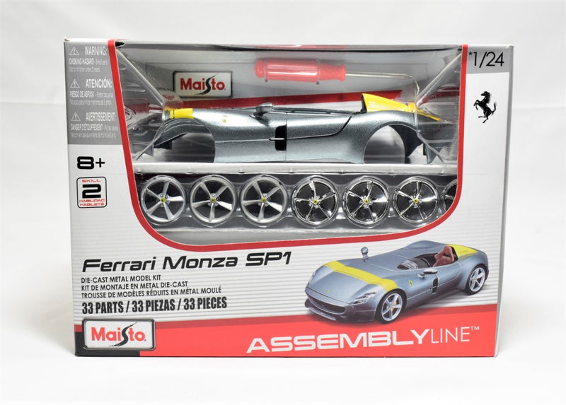 Maisto Assembly Line Ferrari Monza 1/24 scale diecast model kit