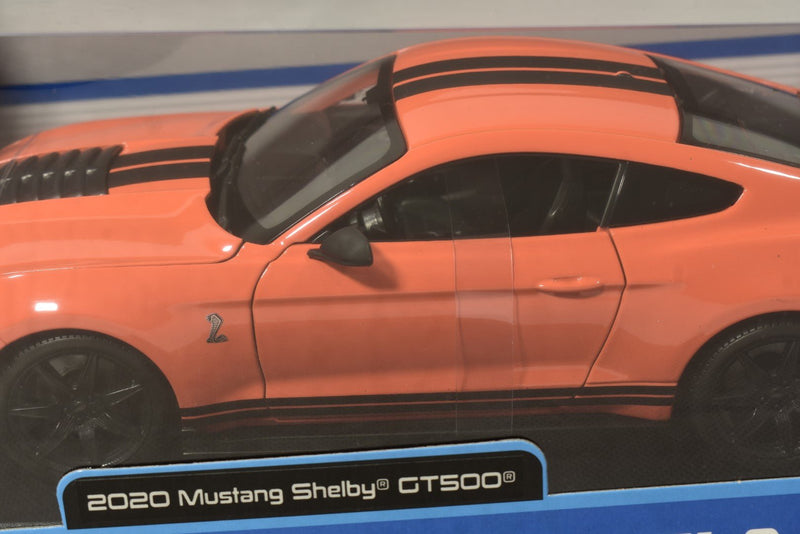 Maisto 1/18 2020 Mustang Shelby GT500 Diecast Model Orange side