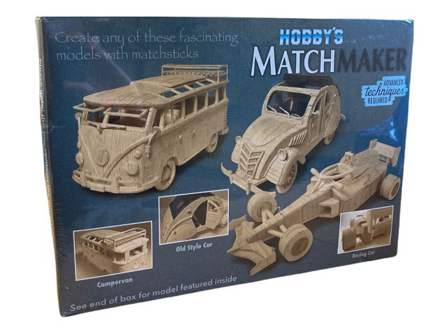 Hobby's Matchmaker Old Car Citroen 2CV Matchstick Model Kit