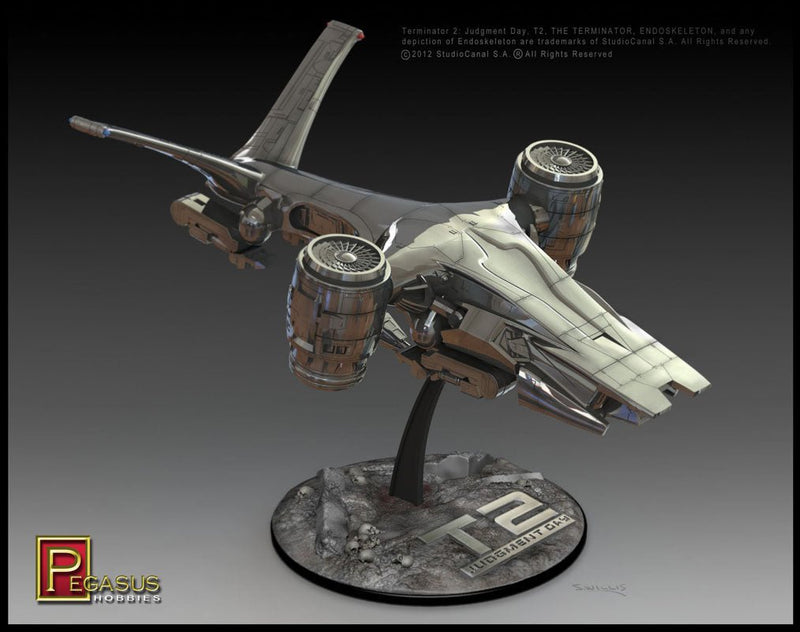 Pegasus Hobbies Terminator T2 Judgment Day Aerial HK Machine Model Kit 1/32