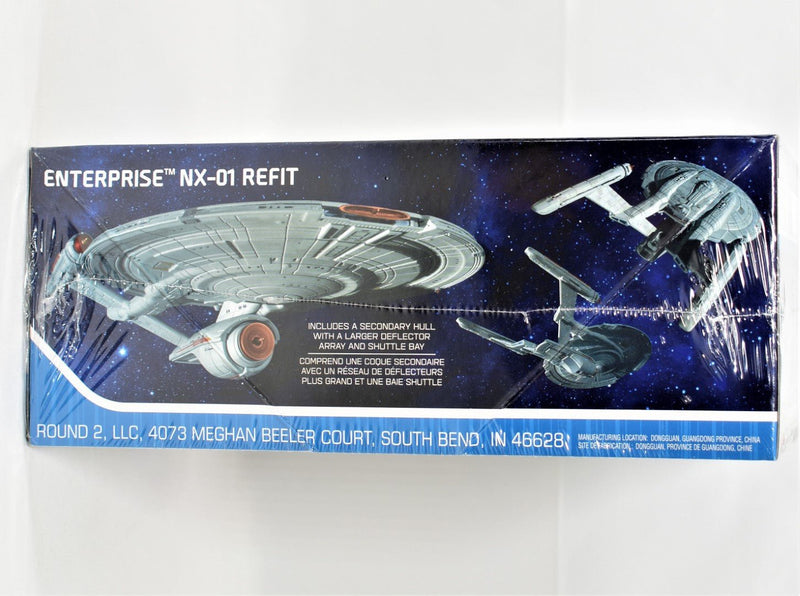 Polar Lights Star Trek Enterprise NX-01 Refit 1/1000 scale model kit side