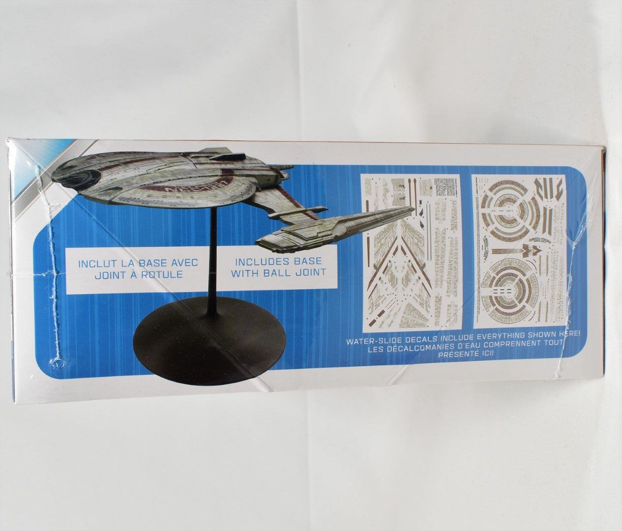 Polar Lights Star Trek Discovery USS Shenzhou snap it model kit back