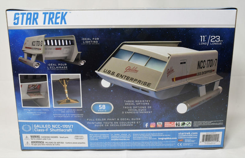 Polar Lights Star Trek Galileo Shuttlecraft 1/32 Model kit box