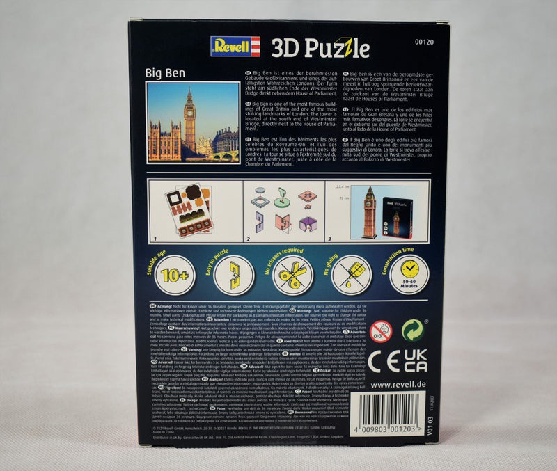 Revell 3D Puzzle Big Ben box