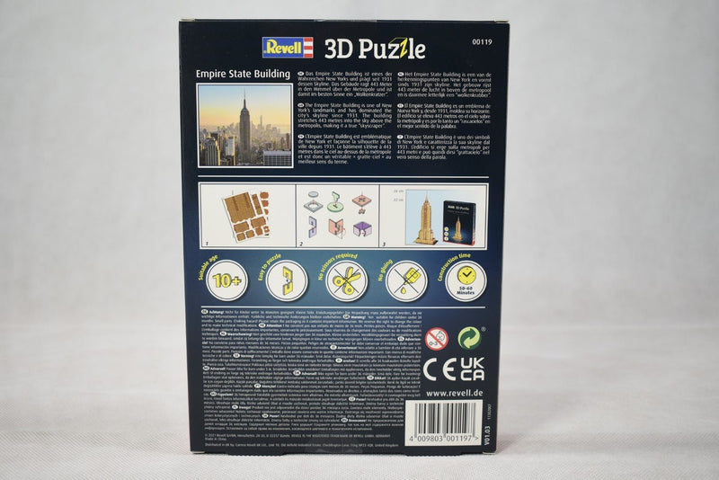 Revell 3D Puzzle Empire State Building box