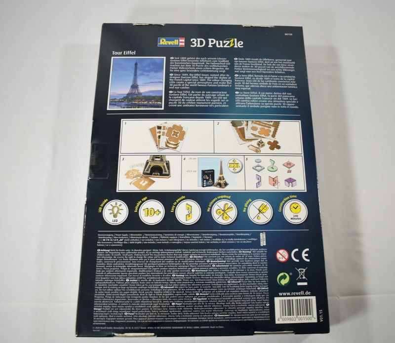 Revell 3d puzzle Tour Eiffel Tower LED 00150 box