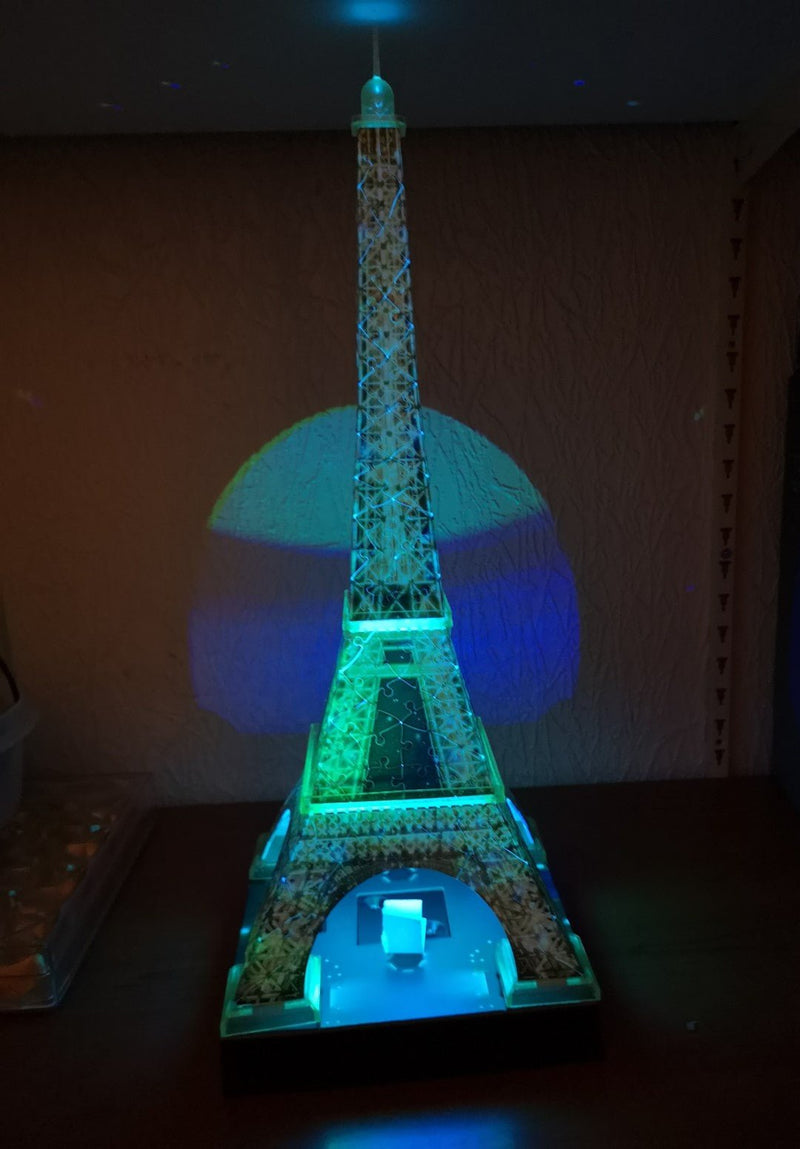 Revell 3d puzzle Tour Eiffel Tower LED built blue light