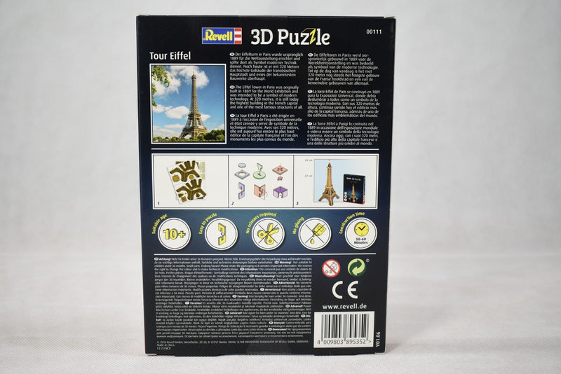 Revell 3D puzzle Tour Eiffel Tower 00111 box