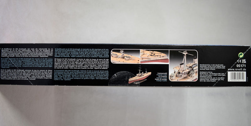 Revell British Legends HMS Dreadnought 1:350 Scale Plastic Model Kit box