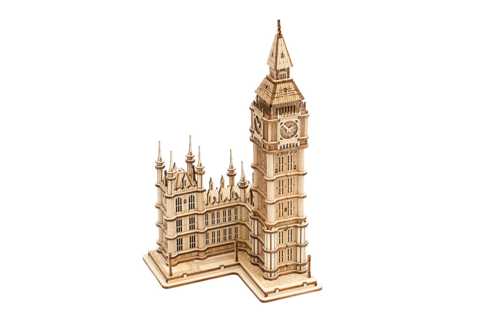 Rolife Big Ben Wooden Model Kit TG507 built