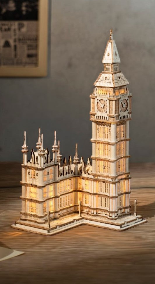 Rolife Big Ben Wooden Model Kit TG507