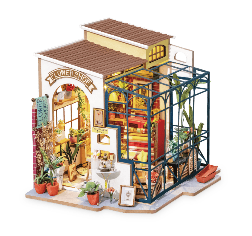 Rolife DIY House Emily's Flower Shop Model Kit DG145