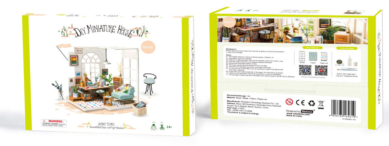 Rolife DIY House SOHO Time Model Kit DGM01 box