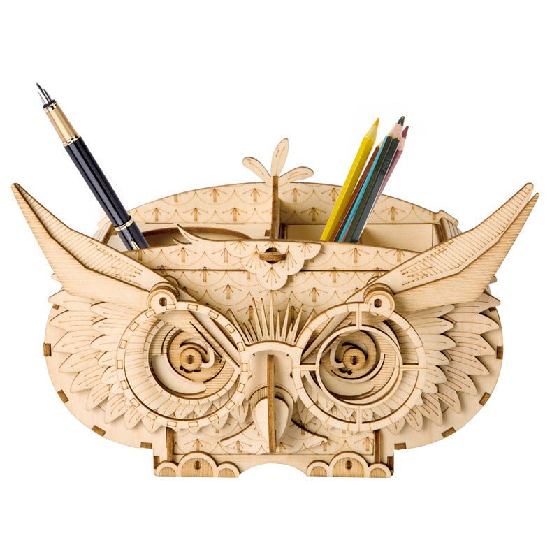 Rolife Owl Storage Box Wooden Model Kit TG405