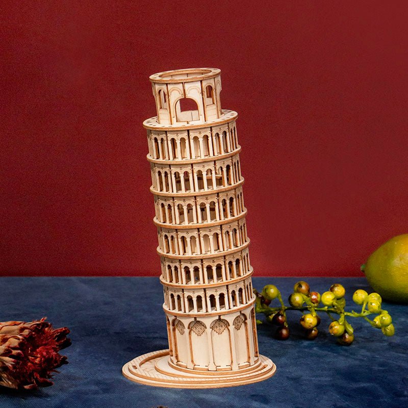 Rolife Leaning Tower of Pisa Wooden puzzle model TG304