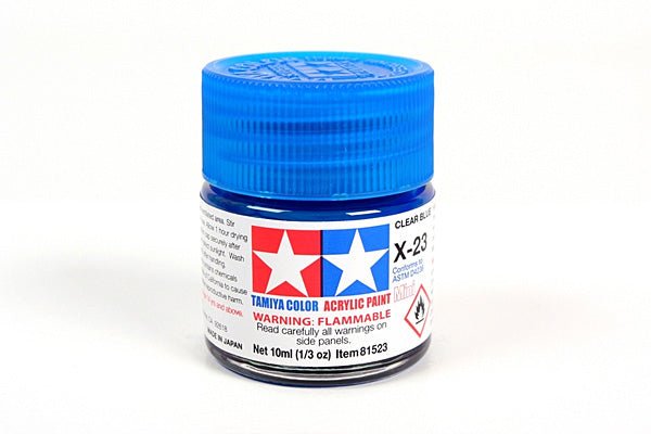 Tamiya Acrylic Mini X-23 Clear Blue 81523