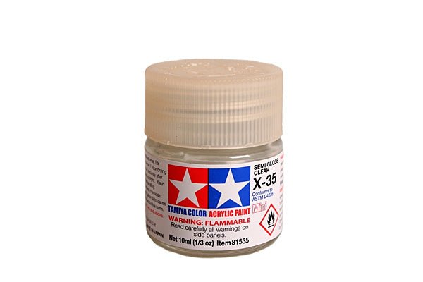 Tamiya Acrylic Mini X-35 Semi Gloss Clear 81535