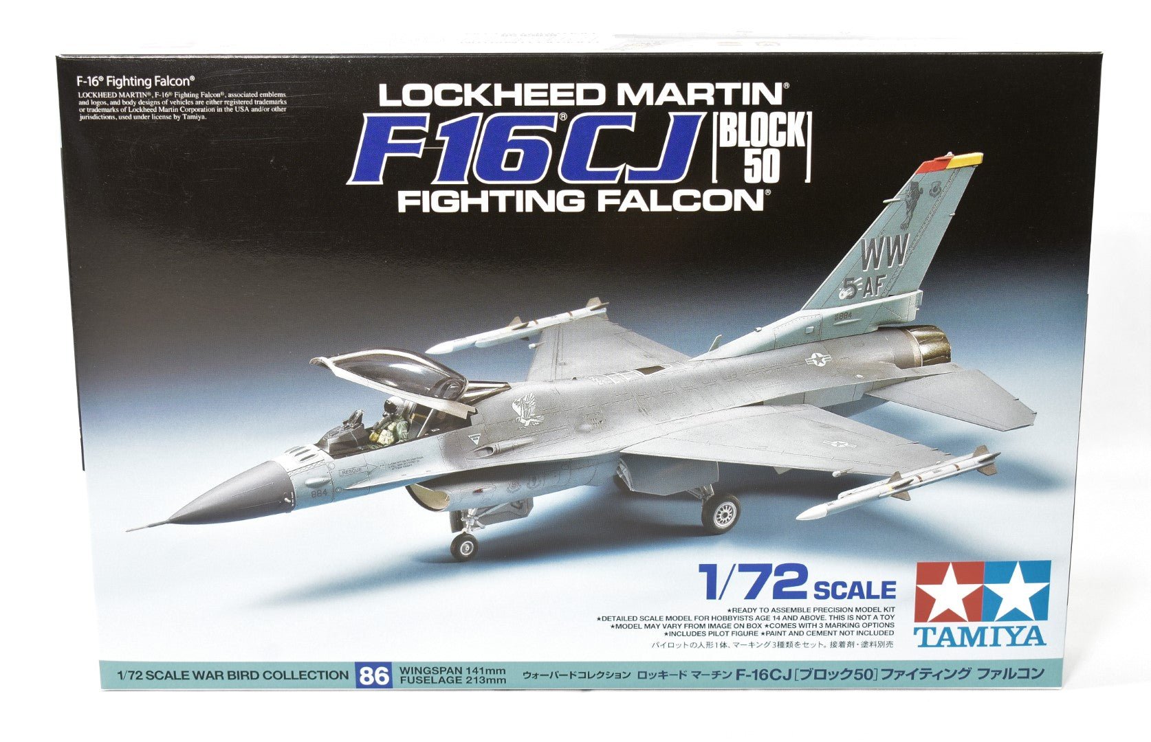 Tamiya Lockheed Martin F-16CJ Fighting Falcon 1/72