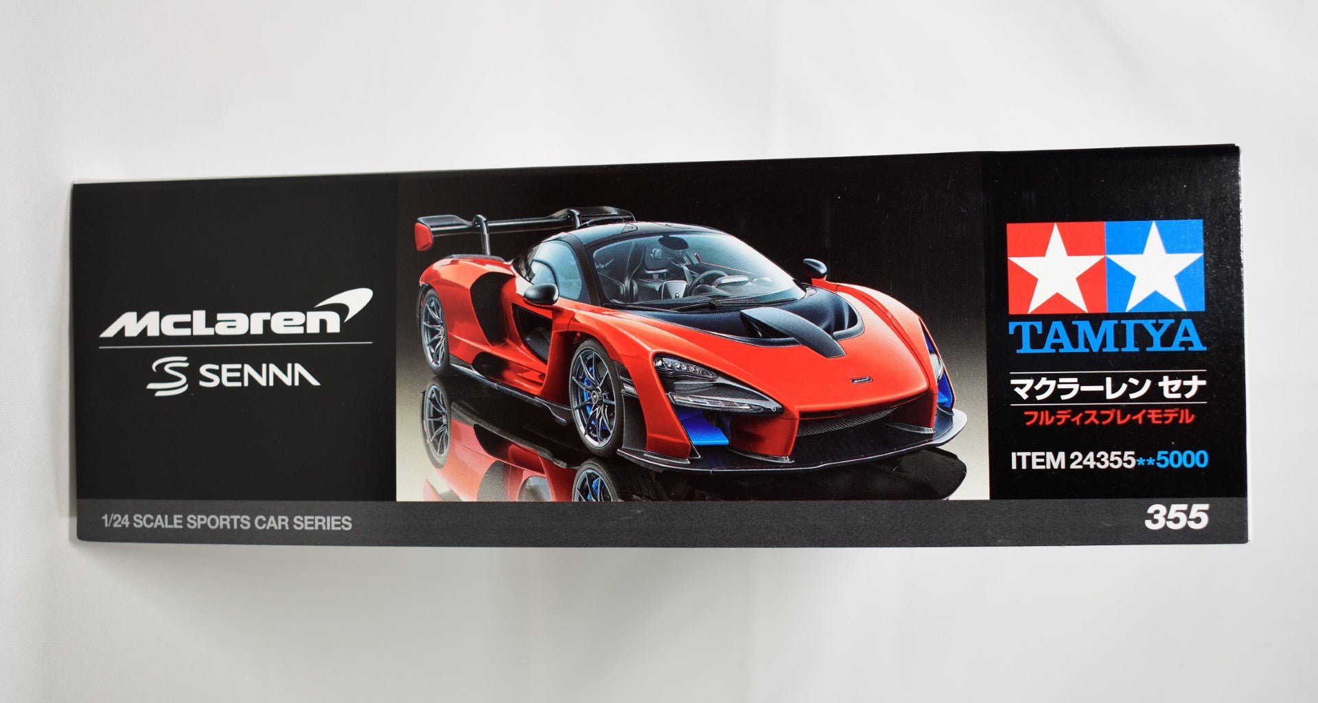 Tamiya Mclaren Senna 1/24 Model kit side