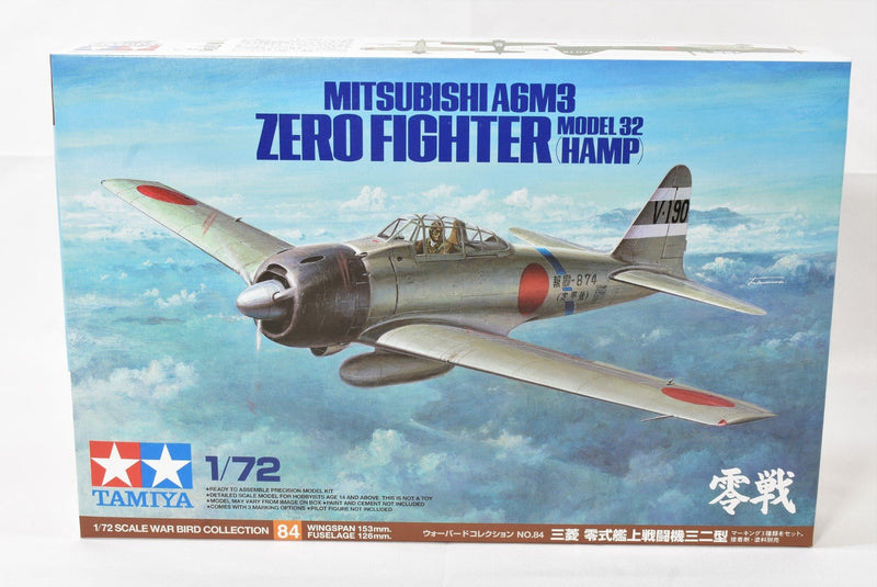 Tamiya Mitsubishi A6M3 Zero Fighter 1/72 Model