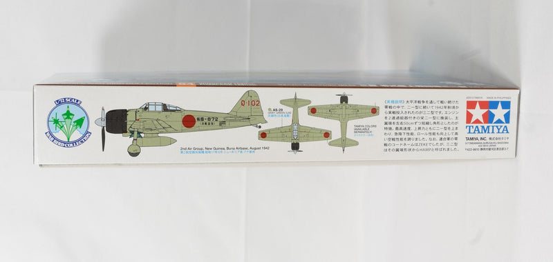 Tamiya Mitsubishi A6M3 Zero Fighter 1/72 side