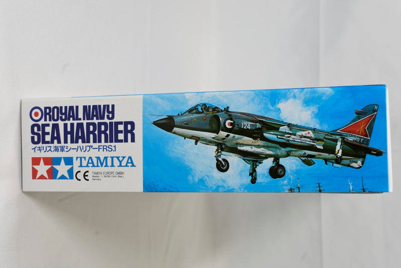Tamiya Royal Navy Sea Harrier FRS.1 1/48 model kit back