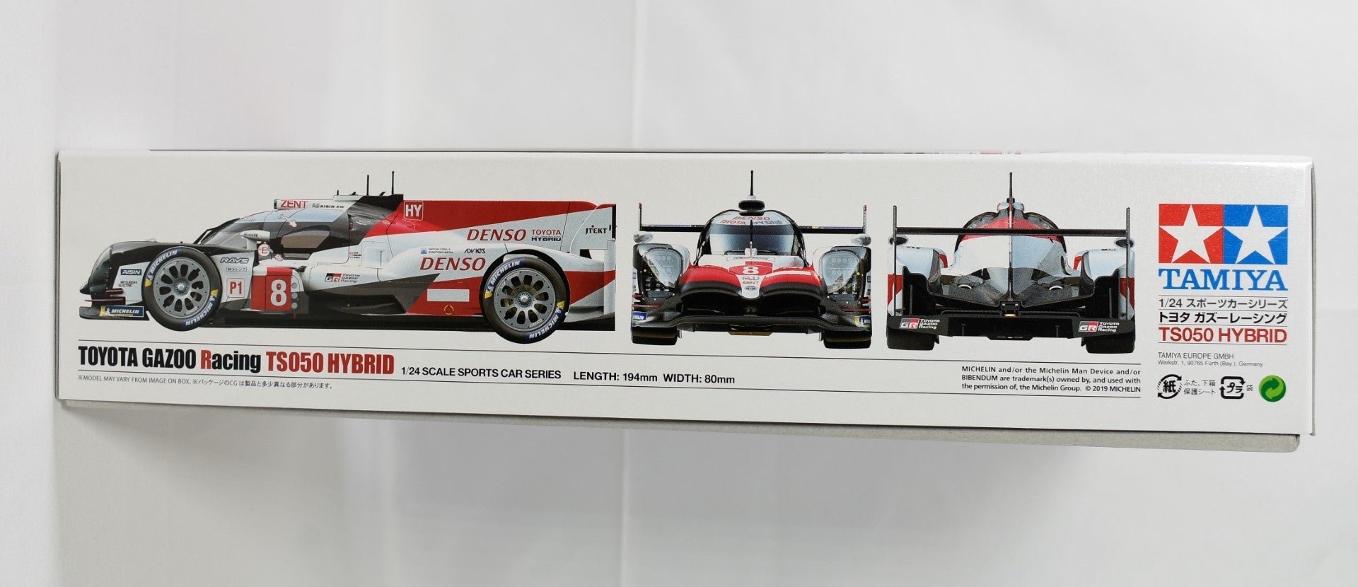 Tamiya Toyota Gazoo Racing TS050 Hybrid 1/24 Model side