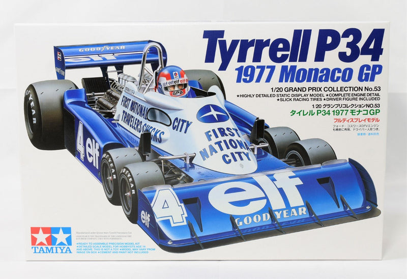 Tamiya Tyrrell P34 1977 Monaco GP 1/20 model