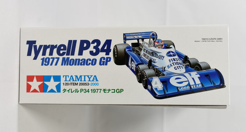 Tamiya Tyrrell P34 1977 Monaco GP 1/20 side
