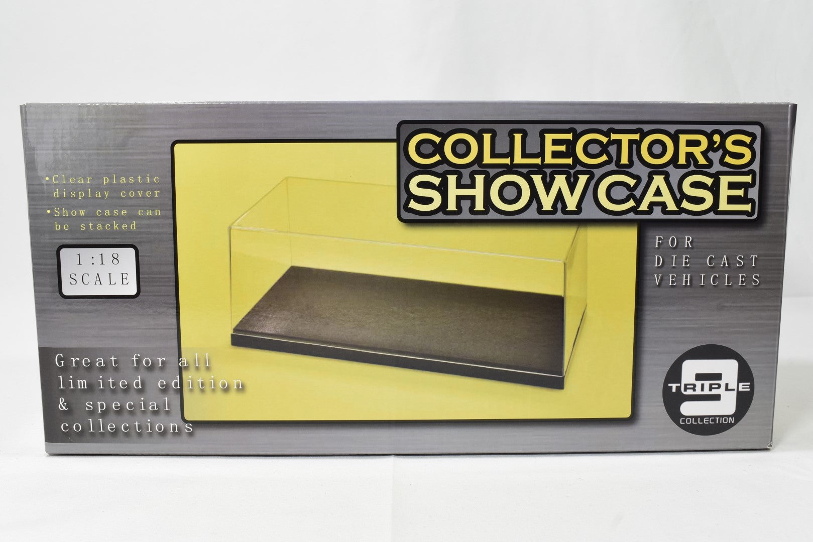 Triple 9 1/18 Collectors Display Show Case diecast car